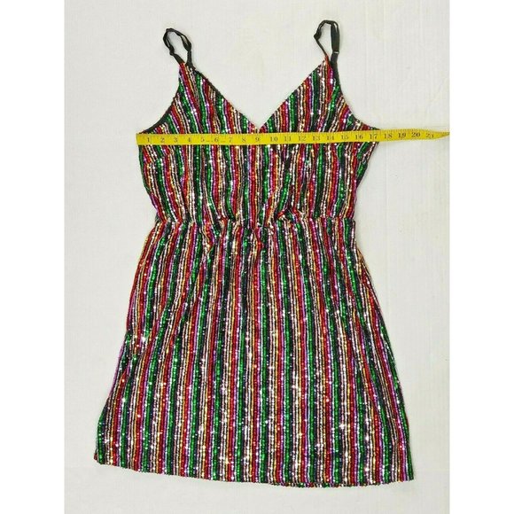 Sanctuary Womens Minidress XLarge Rainbow Prism - Picture 9 of 14